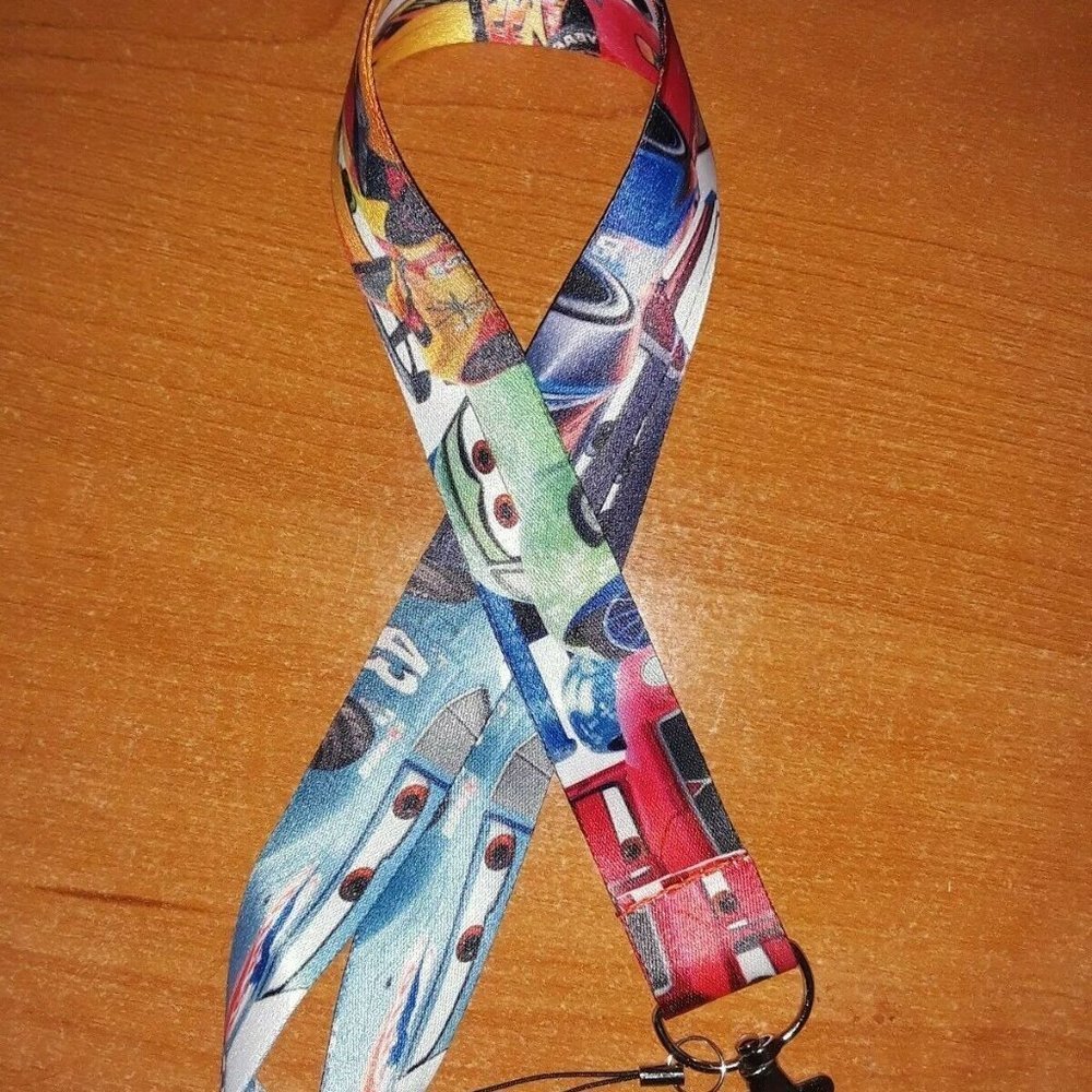 Disney Cars Characters Multicolor Lanyard